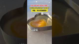 东北大老爷们还玩过家家~，爱心冰煎蛋怎么突然一下就爱了，鸡蛋：天冷天热都煎我#喜迎亚冬会歌声里的黑龙江