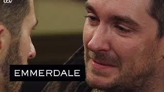 Emmerdale - Pete Tells Ross That Emma Tried To Kill Him As A Child