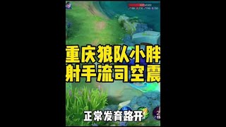 重庆狼队小胖射手流司空震 野区节奏压迫感十足