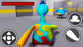 PLAYING AS DOEY THE DOUGHMAN in POPPY PLAYTIME 4 POLICE FAMILY BARRY PRISON RUN MODE! Roblox Obby