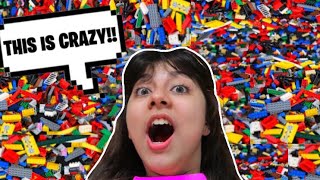 I FILLED MY BROTHERS ROOM WITH 10,000 LEGOS!! *I WALKED IN LEGOS*