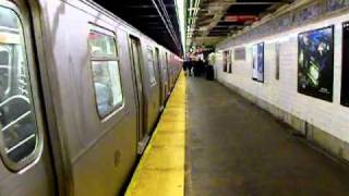 BMT Canarsie Bound R143 (L) train at Graham Avenue [480p]