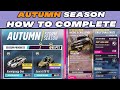 FORZA HORIZON 5 - AUTUMN FESTIVAL Playlist HOW TO COMPLETE GUIDE! FULL Tutorial to WIN FREE CARS!