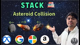 LeetCode 735 | Asteroid Collision | Stack Simulation in Python | AlgoYogi