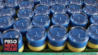 With deep roots in Ukraine, candlemaker realigns business to raise money for emergency aid