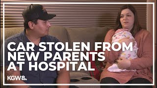 New Washington parents had car stolen from hospital parking garage