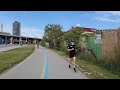 🚴‍♂️ 4k bike ride along toronto’s waterfront trail 🌊 coronation park to cherry beach 🇨🇦✨