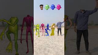 Dami tu cosita frog _ siren _ and_alien vs boudi and me correct head matching funny_vfx video #viral