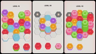 Donut Hexa Sort (Gameplay Android)