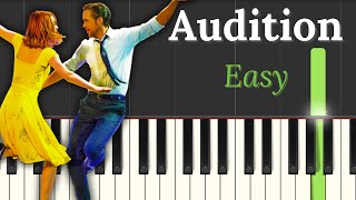 Audition - Easy Piano Tutorial