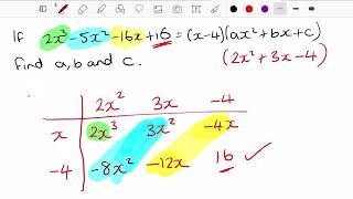 Polynomial Division using a Reverse Grid Method
