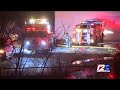 Crews respond to fire at Providence homeless encampment