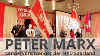 Peter Marx beim Politischen Aschermittwoch der NPD Saarland 2017