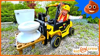Rescuing mom from plumbing emergencies funny stories with trucks and toys. Educa