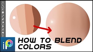 How to blend colors (IBISPAINT X) #SHORTS