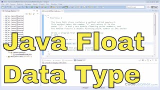 19x - Learn Java Float and Double Data Types - Exercise 1