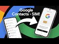 How to Move Contacts from Google to SIM Card (Easy Method!)