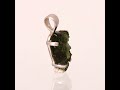 Unique Real Moldavite Pendant