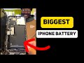 Biggest iPhone battery I’ve ever seen 😱 Watch till the end ‼️ #apple #iphone #ios