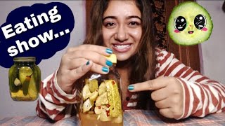 Eating chilli CUCUMBER PICKLES 🥒🥒😍☆ASMR | শিল নোরা 😘 | chilli CUCUMBER pickles yummy ❤