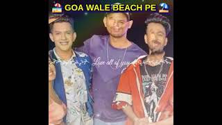 🏖️ GOA WALE BEACH PE ⛱️ | #shorts #tonnykakkar #nehakakkar |