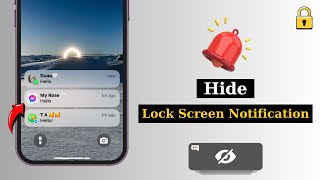 How To Hide Notifications on Lock Screen iPhone | iPhone Lock Screen Notification Hide