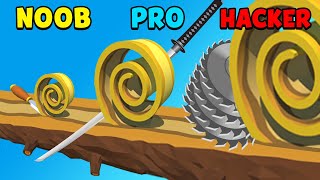 NOOB vs PRO vs HACKER - Spiral Roll