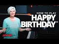 How To Play Happy Birthday On The Piano (Basic & Jazzy Version)