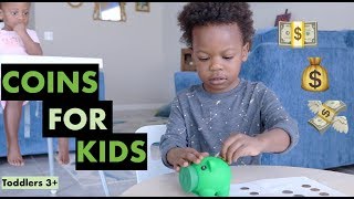 DIY HOMESCHOOL TODDLER MATH ACTIVITY: MONEY (COINS FOR KIDS) | LEMOMLIFE™