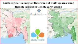 Earth engine Training on Determine of Built-up area using Remote sensing in Google earth engine
