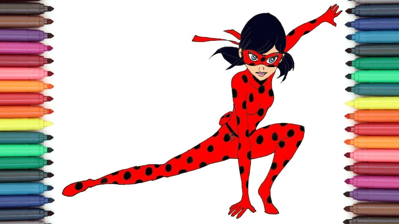 How To Draw Miraculous Ladybug Really Easy Drawing Tutorial Drawing