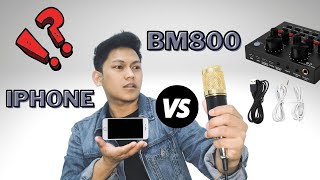 BM800 | V8 soundcard | iPhone | Watch this before you buy one