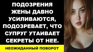 Подозрения жены давно усиливаются, подозревает, что супруг утаивает секреты от нее.