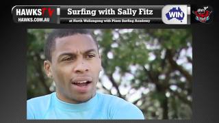Wollongong Hawks - Surfing with Sally Fitzgibbons - WIN News