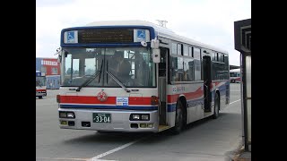 熊本電鉄バス　車内放送　熊本駅前→交通センター　「子1系統　楠団地行き」　2015年録音