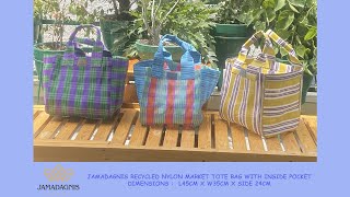 JAMADAGNIS PREMIUM RECYCLED NYLON MARKET SHOPPING BAGS !!