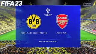 FIFA 23 | Borussia Dortmund vs Arsenal - Champions League UCL - PS5 Gameplay