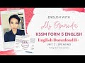 Unit 2: Speaking Form 5 English Download B+ Explained in Bahasa Melayu