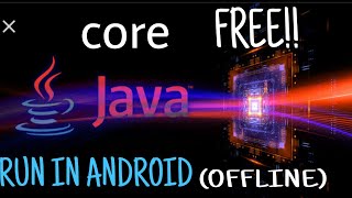 HOW TO DOING JAVA (offline)ON ANDROID OFFLINE#java #coding