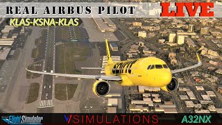 Noise Abatement Departure | Max Perf Takeoff | REAL Airbus Pilot | KLAS-KSNA-KLAS