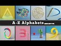 Animated Alphabets A - Z. 36 days of type_3D alphabets _a to z.