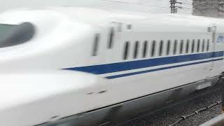 0325_079 小田原駅を通過する東海道新幹線N700系 X編成(N700a)