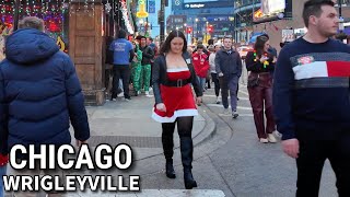 Chicago Wrigleyville Christmas Bars Crawl pt2 on Saturday | December 14, 2024 | 4k 60fps