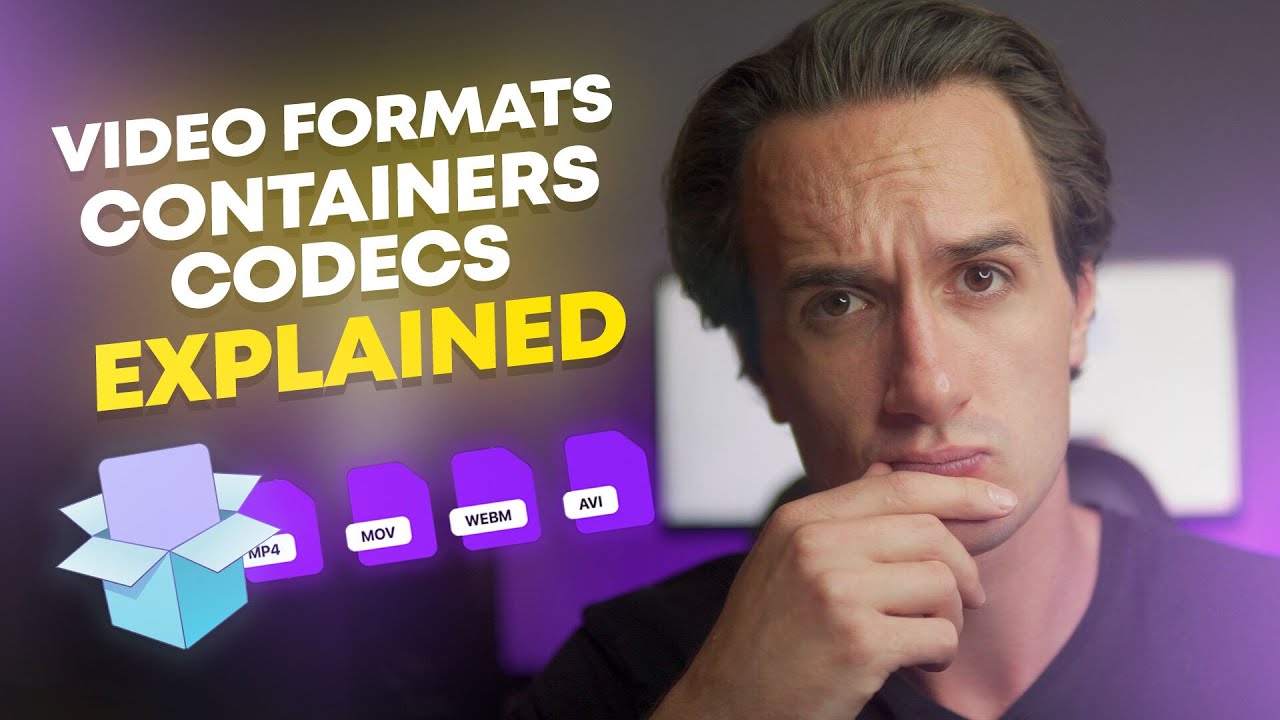 What Is Video Formats Container Codecs Explained Youtube