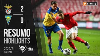 Highlights | Resumo: Benfica 2-0 Estoril Praia (Taça de Portugal 20/21)