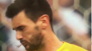 Hugo Lloris eating dragonfly bug during World cup quarter final - France 2-0Uruguay