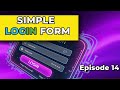 How to Create a simple Login System in Visual Studio | Visual Basic Tutorial #14