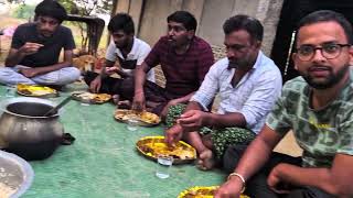 పొలం కాడ నాటుకోడి కూర అదిరిపోయింది | country chicken curry in village