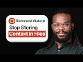 Why your Agent needs Memory, not just context