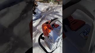 Stihl Ms881 prvi start Stihl ms 881 die erste start